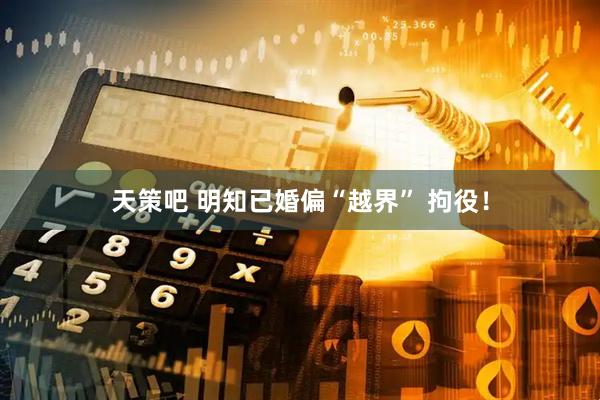 天策吧 明知已婚偏“越界” 拘役！